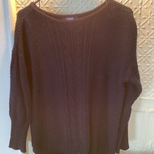 Chaps navy sweater